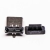 10pcs Tipo C USB Straight hembra 180 grados SMT para montaje en PCB Embalaje de carretes