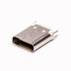 10pcs USB 3.0 tipo C conector hembra de borde recto de montaje para PCB Embalaje normal