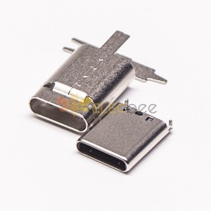 10pcs USB 쉘 커넥터 유형 C 180도