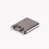 10pcs conectores USB Shell Tipo C 180 Grados