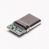 10pcs USB Type C 180 Derece Fiş 24 Kablo için Pimlele Tip