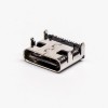 10pcs USB Tipo C 90 grados hembra SMT a través de agujero para montaje pcb