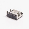 10pcs USB Type C 90 Degree Female SMT Through Hole for PCB Mount Normal packing