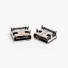 10pcs USB Type C 90 Degree Female SMT Through Hole for PCB Mount Normal packing