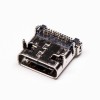 10pcs type-c接口和usb連接器彎式插板貼板母頭接PCB板