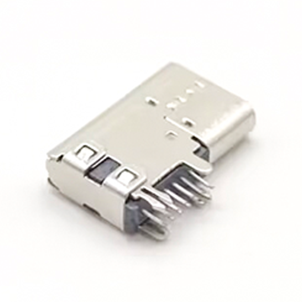 10шт USB Тип C женский 90 градусфлаг Тип через отверстие