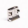 PCB Montaj için 10pcs USB Type C Kadın Konnektör Sağ Açılı SMT
