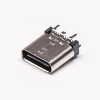 10pcs USB Type C母座封装直立式母头连接器SMT接PCB板