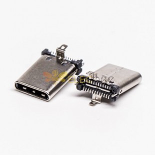 PCB Montaj için 10pcs USB Type C Dikey Erkek SMT