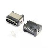 USB Type C 6 Pin Female Connector Angled Type With Waterproof Ring SMT for PCB