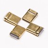 10pcs tipo C 24 Pin Conector Straight Plug Through Hole Gold Plating