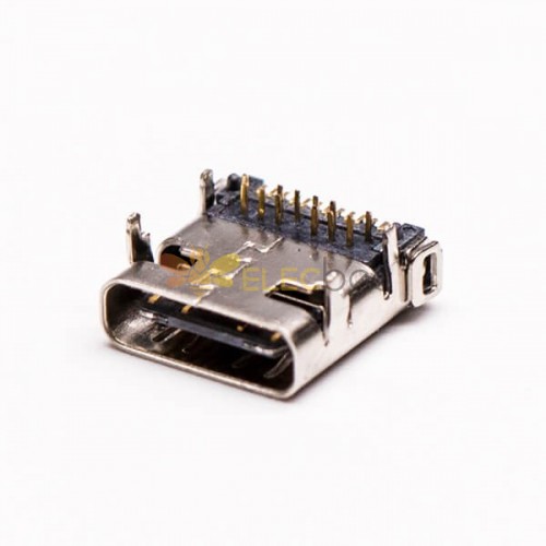 PCB 마운트용 타입 C 커넥터 USB 3.0 여성 SMT