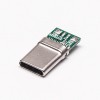 Tipo C Conector USB Plug 180 Graus Solder Tipo para cabo