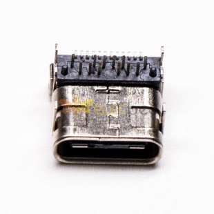 Type C USB Connector Right Angled Jack SMT and DIP 20pcs Normal packing