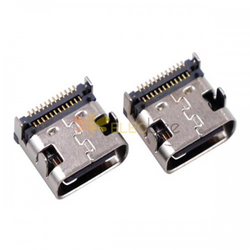 USB 3 Type C Connector SMT Type C USB Double Stack Connector 20pcs Reel packing