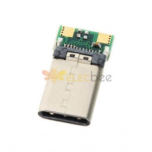 Conector de soldadura USB 3.1 tipo C con pcb board stock Embalaje normal