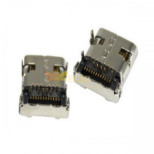 PCB için USB Konektörü 3.1 ORTA montajlı Receptacle Hybrid