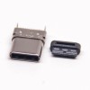 Conector USB tipo C SMT de 90 grados para montaje en PCB 20 piezas