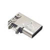 USBタイプCメス90度フラグタイプスルーホール