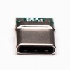 Conector USB tipo C macho de 180 grados de montaje en placa CI recta