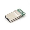 Conector macho USB tipo C niquelado DIP 24pin para teléfonos Embalaje normal