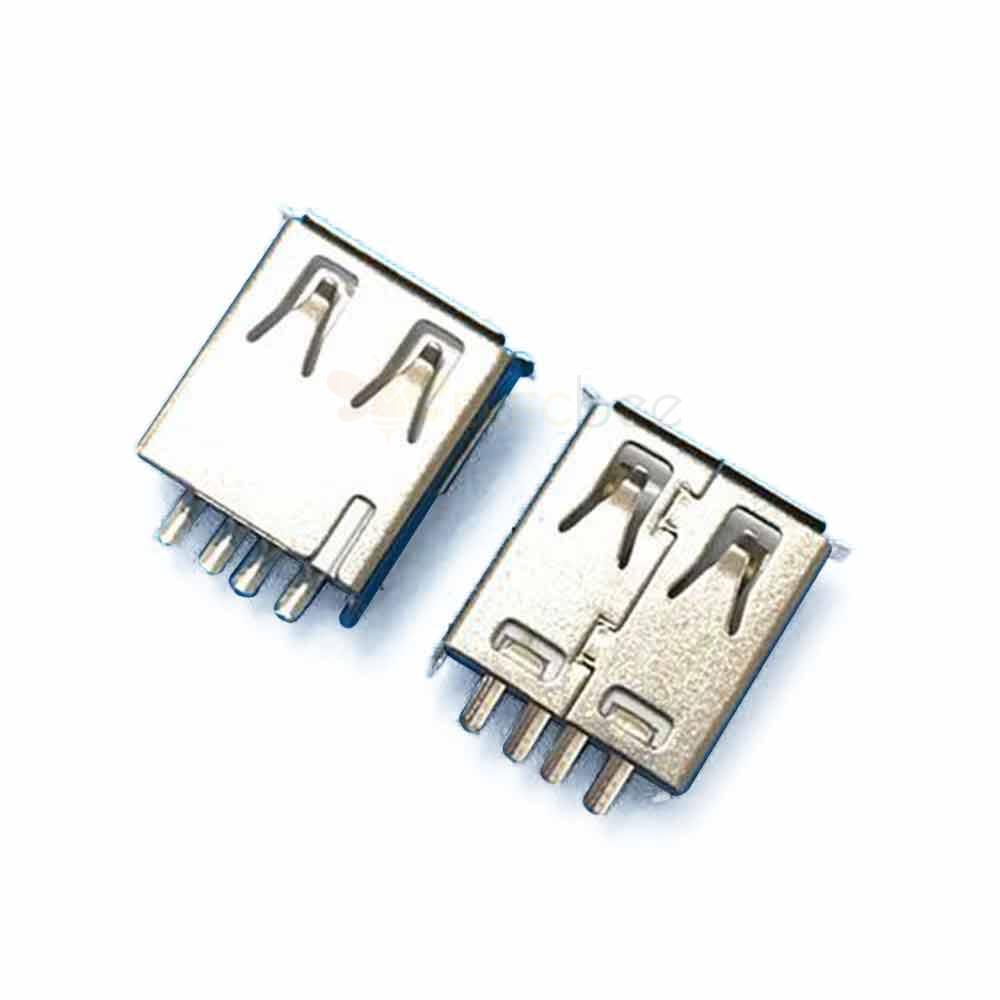 USB2.0 A型母座焊线式母座接线式母头接口