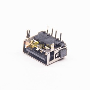 Usb A Connector Female 4p 90 Degree for PCB 20pcs