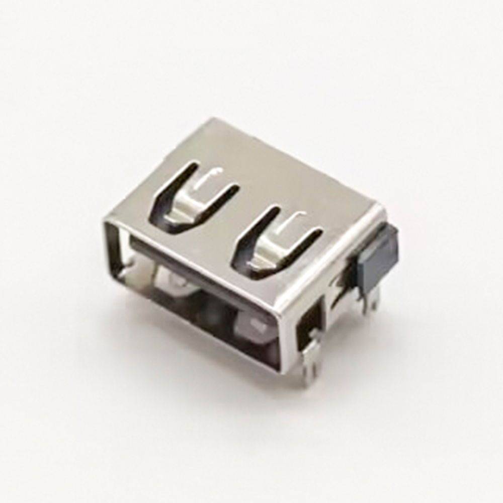 موصل USB لتركيب PCB للإناث من خلال فتحة 20 قطعة