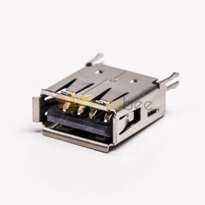 USB per PCB dritto femmina DIP Harpoon Nero