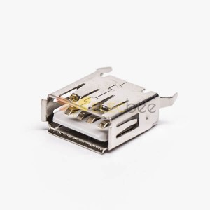 Connettore USB per montaggio su circuito stampato Tipo A diritto femmina DIP 20 pz