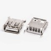 USB-Steckverbinder für Leiterplattenmontage, Typ A, gerade Buchse, DIP, 20 Stück