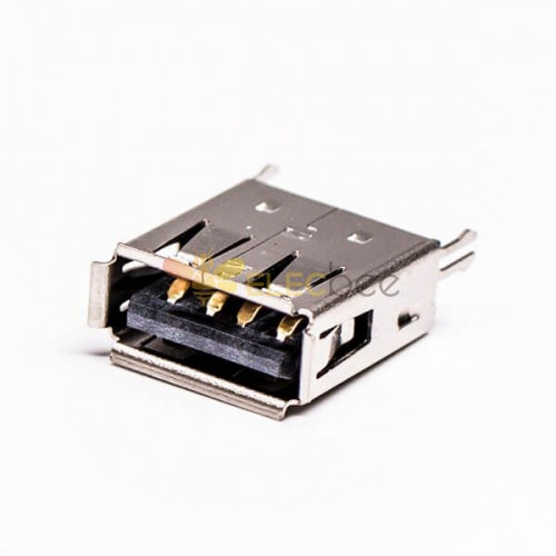 Conector USB tipo A hembra recto DIP a través del orificio 20 piezas