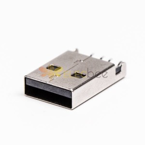USB Typ A Stecker 90 Grad SMT für Leiterplattenhalterung