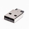 USB Tipo Um tipo masculino 2.0 Conector Offest Tipo para PCB Mount