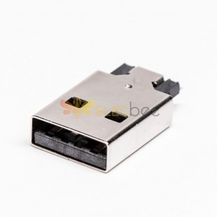 USB Type A Mâle 2.0 Connecteur Offest Type pour PCB Mount