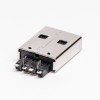 USB Type A Male 2.0 Connector Offest Type for PCB Mount 20 قطعة