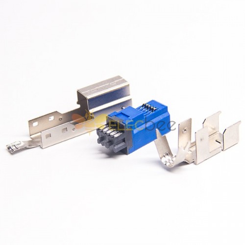 USB3.0B帶鐵殼短體9p打印設備接頭