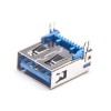 90degree Usb A Female Connector with 2 Legs PCB SMT