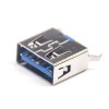 موصل USB 3.0 للوحة الأم من النوع الأنثوي 9p من النوع المستقيم مع فتحة من خلال 20 قطعة