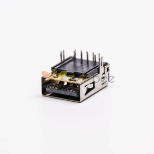 USB3.0 Harpoon femelle 90 degrés trou traversant pour montage sur circuit imprimé 20pcs