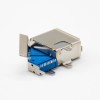 3.0 Conector USB Tipo A 9 Pines Hembra Doble Metal Shell Panel Montaje