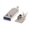 USB 3.0 Um tipo de solda masculino SMT PCB 18,7 milímetros USB Um conector