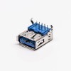 USB 3.0 DIP Tip A Dişi Sağ Açılı PCB Montajı için 20 adet