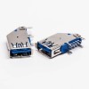 USB 3.0 Flag Type Type A Female 90 Degree DIP for PCB Mount