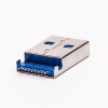 Conector macho USB 3.0 Tipo A Tipo compensado SMT para montaje en PCB 20 piezas