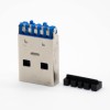 USB Un conector macho recto tipo de soldadura de 9 pines para cable
