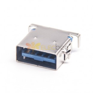 Usb hembra fregadero tipo 9p USB A para PCB