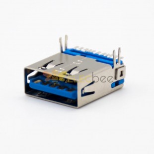 USB tipi A Konnektörü 3.0 Kadın 9 Pin SMT Tipi Düz