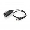 LP24-USB Serie USB3 Enchufe macho IP67 Conector de datos a prueba de agua Cable de 0.5M