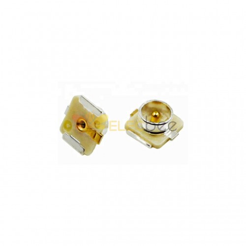 UFL Receptacle Connector Male Pin 6GHz 50Ohm SMT Gold